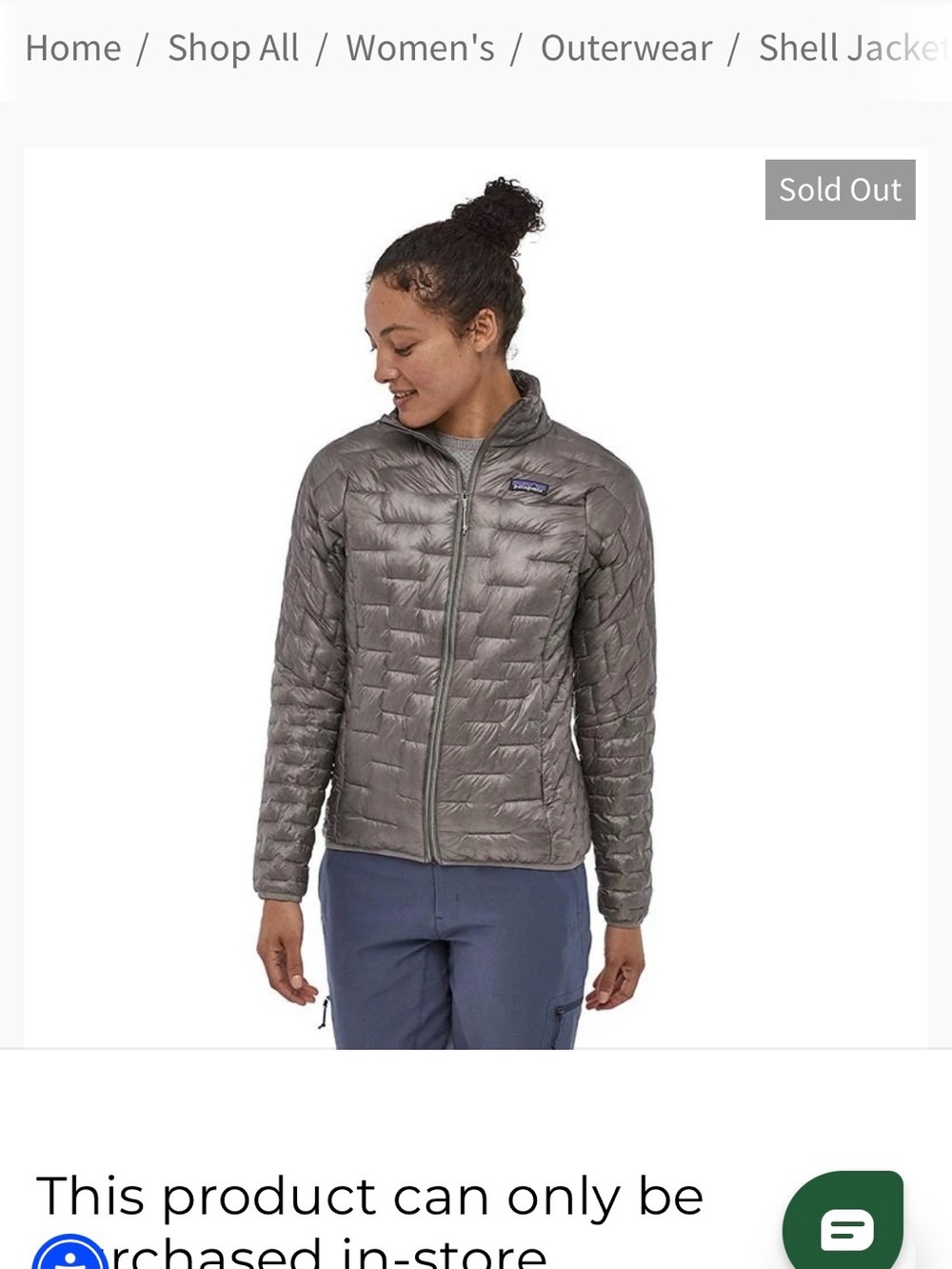 Patagonia Women's Micro puffer Jacket - Gray